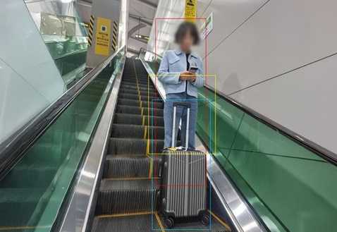인공지능(AI)-CCTV를 통해 감지하는 모습/사진제공=공항철도